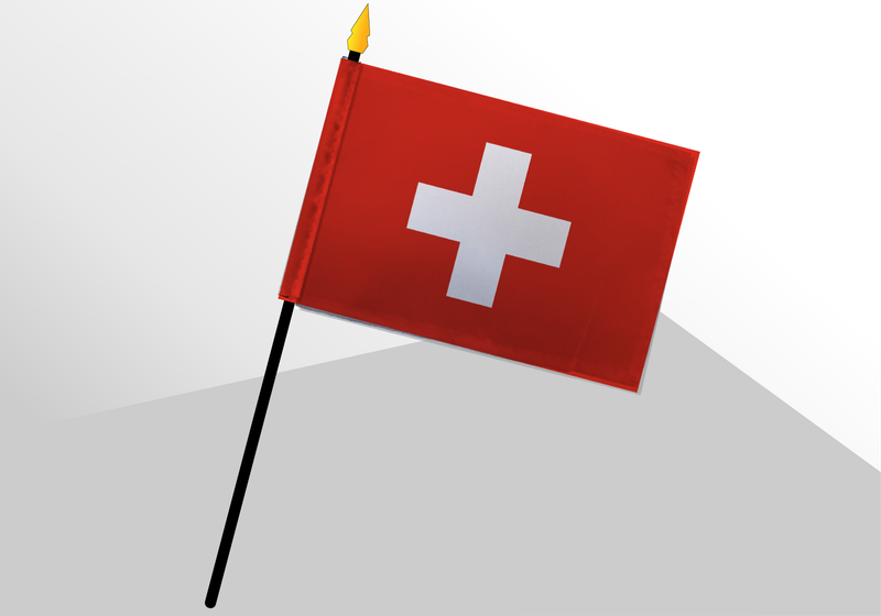 Switzerland small standard flag 4x6