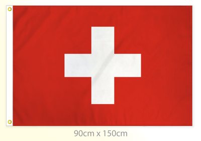 Switzerland flag large 36x60