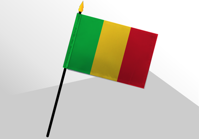 Mali small standard flag 4x6