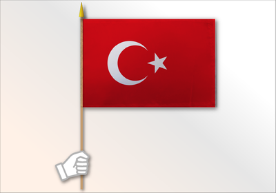 Türkiye (Türkiye) medium flag 12x18