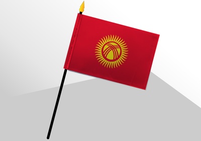 Kyrgyzstan small standard flag 4x6