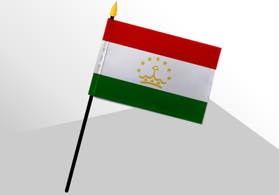 Tajikistan small standard flag 4x6