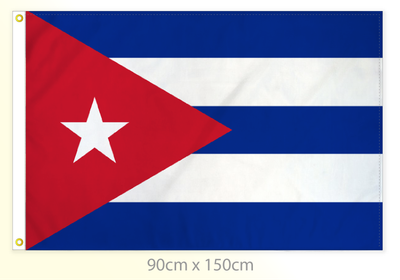Cuba flag large 36x60