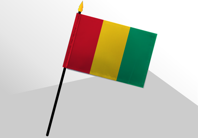 Guinea (Conakry) small standard flag 4x6