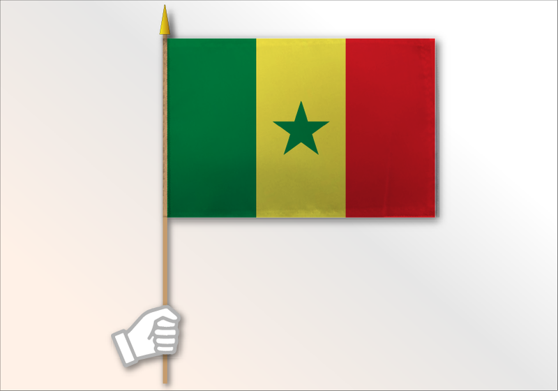 Senegal flag medium 12x18