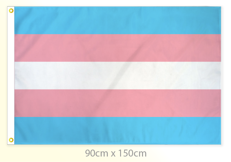 Trans pride flag large 36x60