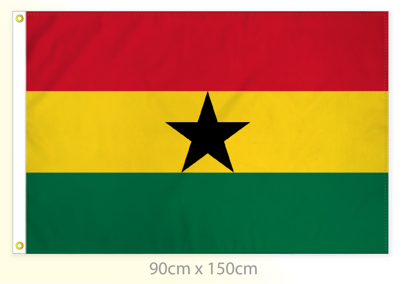 Ghana flag large 36x60