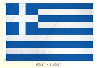 Greece flag large 36x60