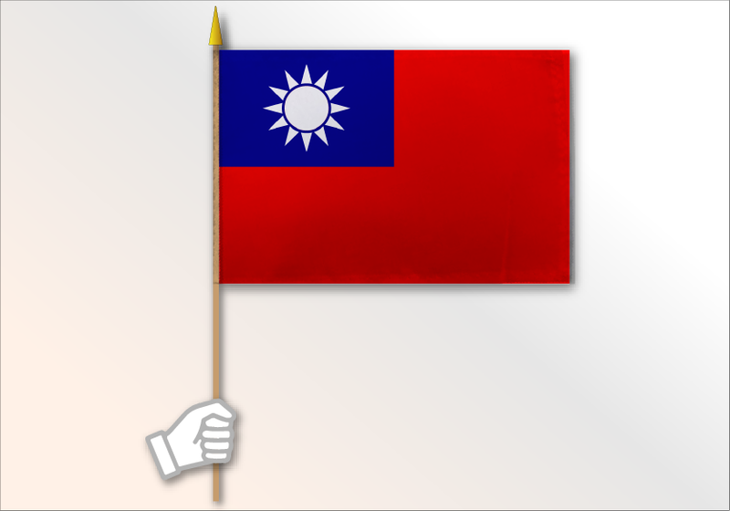 Taiwan flag medium 12x18