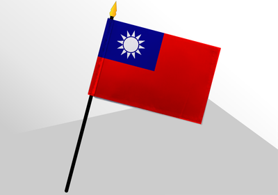 Taiwan small standard flag 4x6