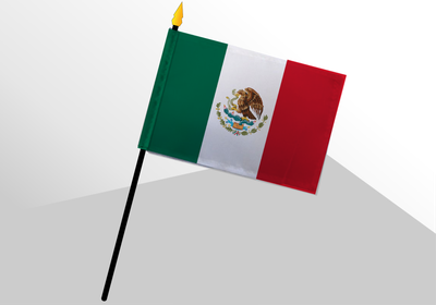 Mexico small standard flag 4x6