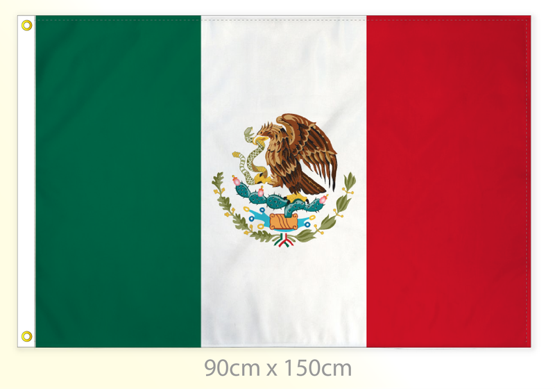 Mexico flag large 36x60
