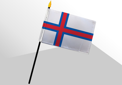 Faroe Islands small standard flag 4x6
