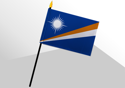 Marshall Islands small standard flag 4x6