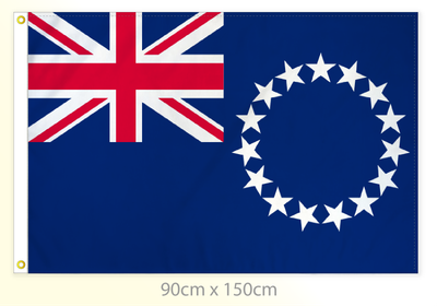 Cook Islands flag large 36x60