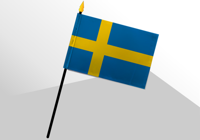 Sweden small standard flag 4x6