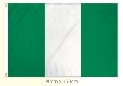 Nigeria flag large 36x60