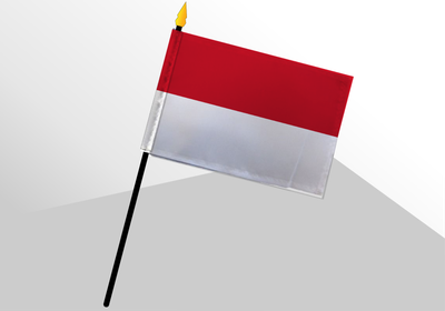 Monaco small standard flag 4x6