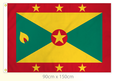 Grenada flag large 36x60