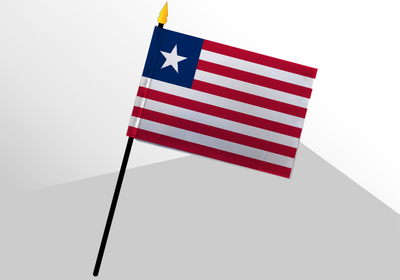 Liberia small standard flag 4x6