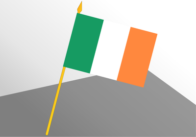 Ireland small economic flag 4x6