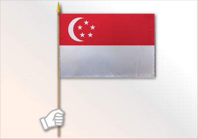 Singapore flag medium 12x18