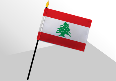 Lebanon small standard flag 4x6