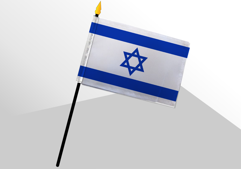 Israel small deluxe flag 4x6