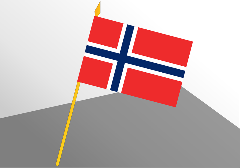 Norway small economical flag 4x6
