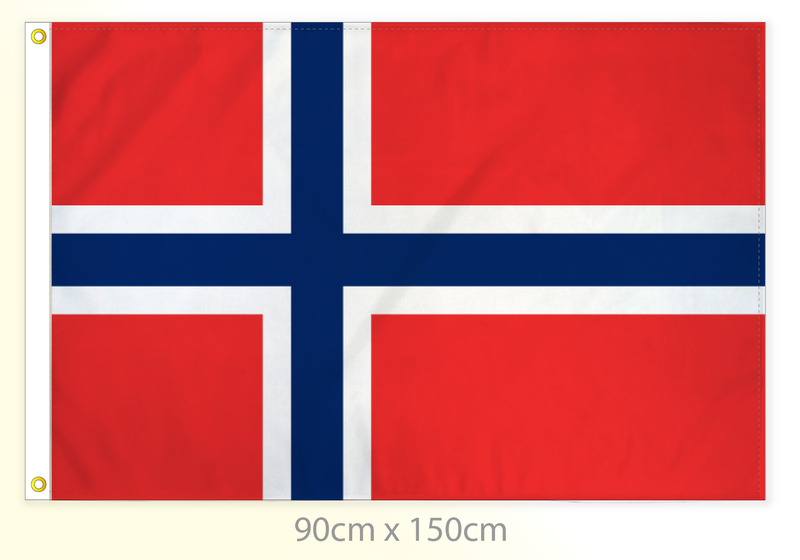 Norway flag large 36x60