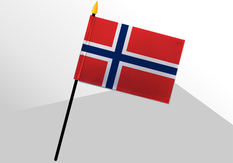 Norway small deluxe flag 4x6