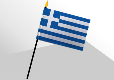 Greece small standard flag 4x6