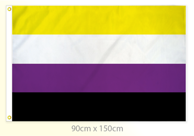 Nonbinary Pride Flag Large 36x60