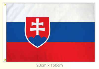 Slovakia flag large 36x60