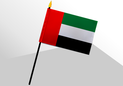 United Arab Emirates small standard flag 4x6