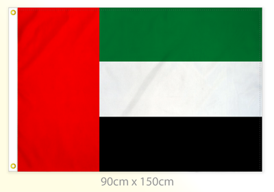 United Arab Emirates flag large 36x60