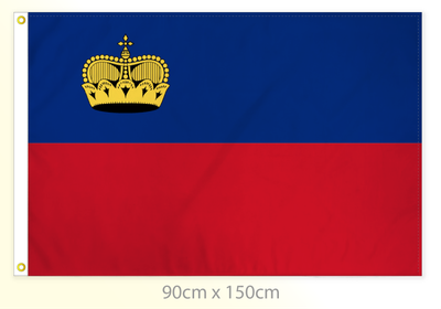 Liechtenstein flag large 36x60