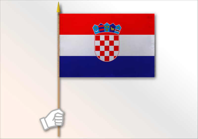 Croatia medium flag 12x18