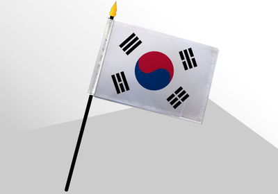 South Korea small standard flag 4x6