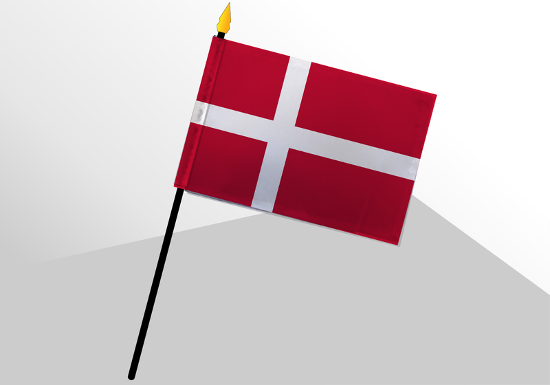Denmark small standard flag 4x6