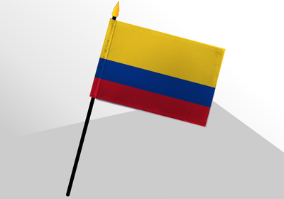 Colombia small standard flag 4x6