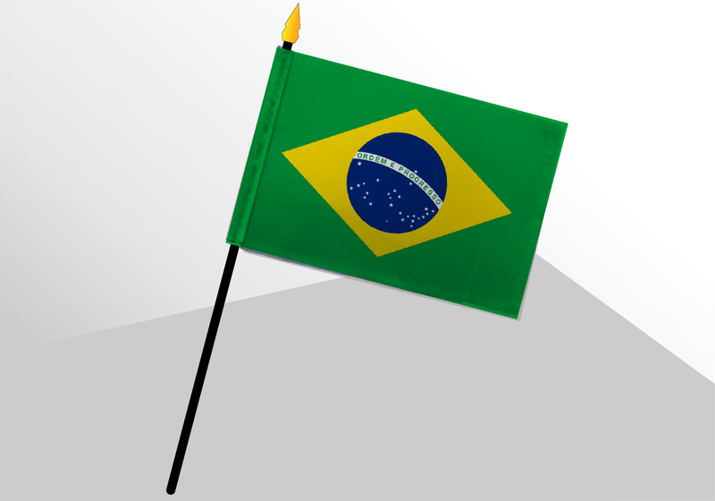 Brazil small deluxe flag 4x6