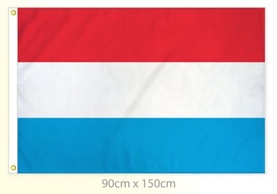 Luxembourg flag large 36x60