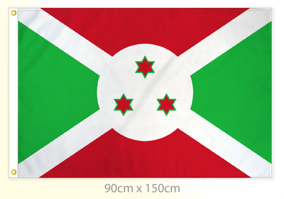 Burundi flag large 36x60