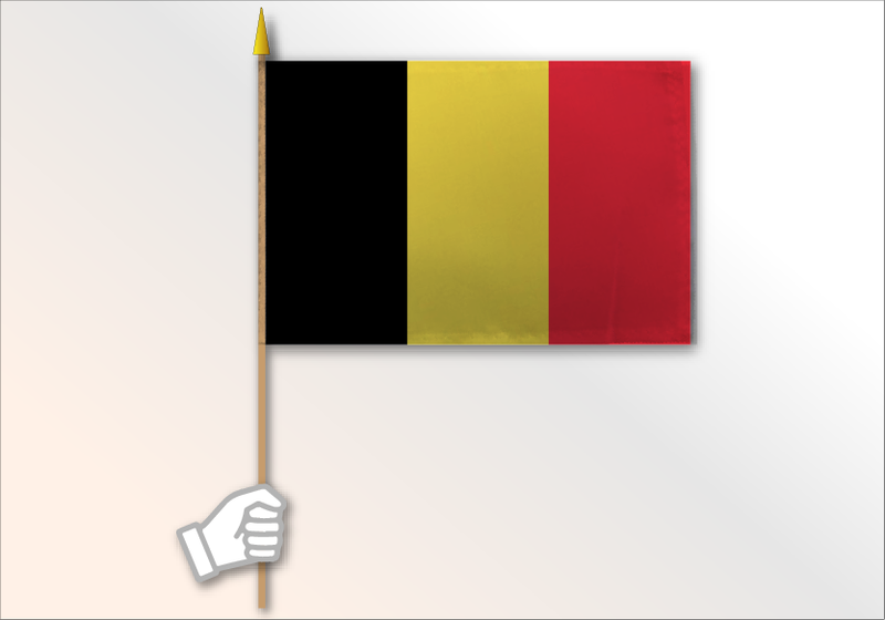 Belgium flag medium 12x18