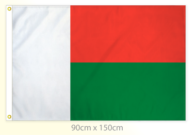 Madagascar flag large 36x60