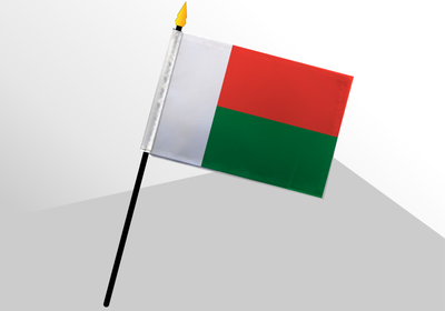 Madagascar small standard flag 4x6