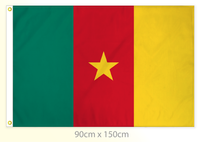 Cameroon flag large 36x60