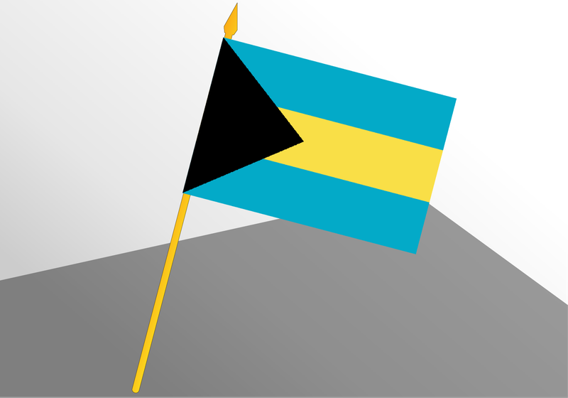 Bahamas small economical flag 4x6