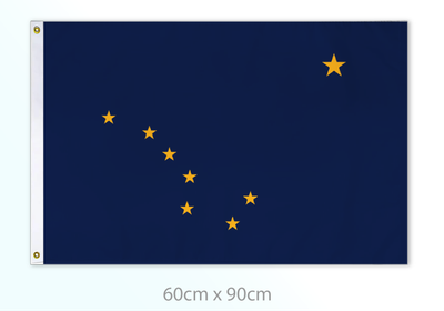 Alaska medium flag 24x36
